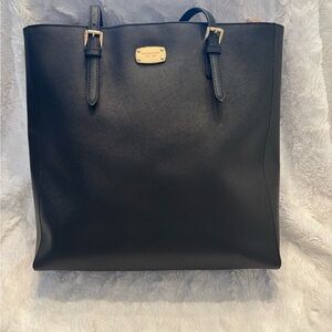 Michael Kors Black Leather Tote